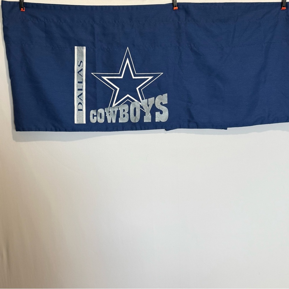 Vintage 1990's Dallas Cowboys Curtains And Valance By Kentex - Picture 6 of 9
